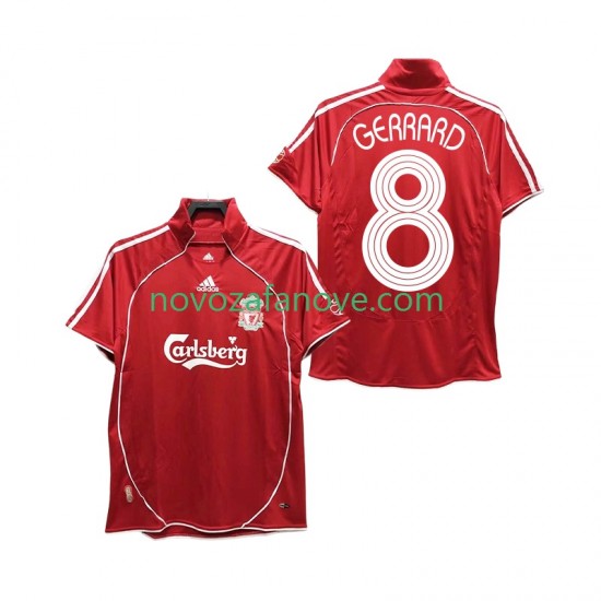 Nogometni Dres Liverpool GERRARD 8 Retro Muški Domaći 2008 2006 Kratkih Rukava