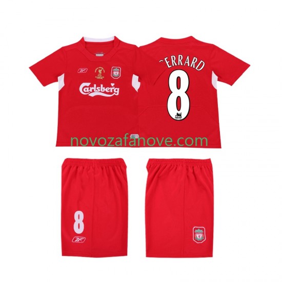 Nogometni Dres Liverpool GERRARD 8 LWP 2005 Retro Muški Domaći 2004 Kratkih Rukava