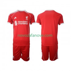 Nogometni Dres Liverpool Dječji Domaći 2025-2026 Kratkih Rukava