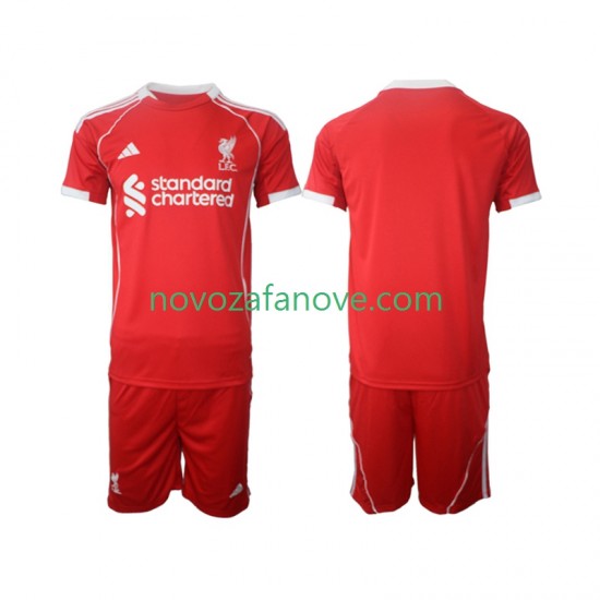 Nogometni Dres Liverpool Dječji Domaći 2025-2026 Kratkih Rukava
