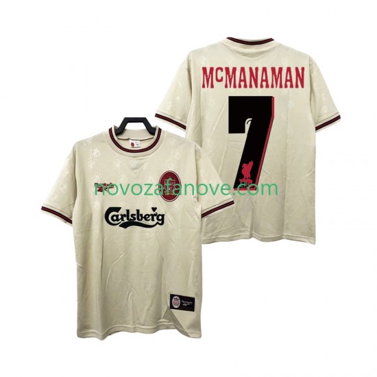 Nogometni Dres Liverpool MCMANAMAN 7 1996 1997 Retro Muški Gostujući Kratkih Rukava