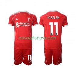 Nogometni Dres Liverpool Mohamed Salah 11 Dječji Domaći 2025-2026 Kratkih Rukava