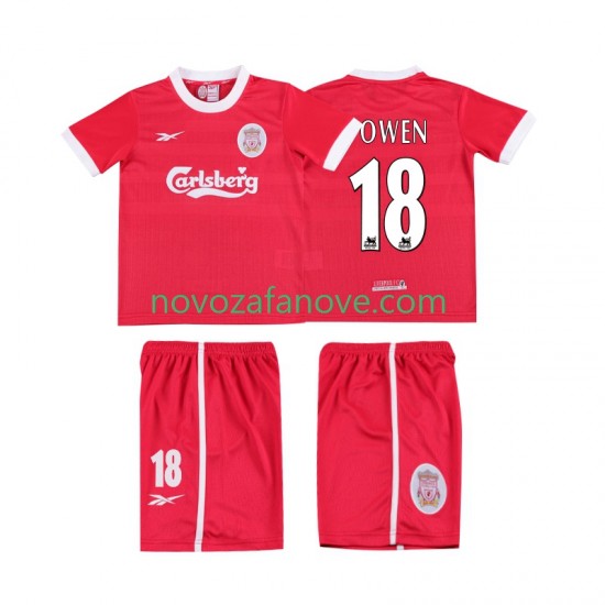 Nogometni Dres Liverpool OWEN 18 LWP 1997 Retro Dječji Domaći 1998 Kratkih Rukava