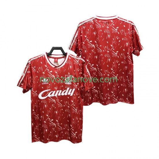 Nogometni Dres Liverpool 1989 1991 Retro Muški Domaći Kratkih Rukava