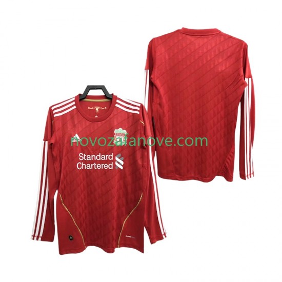Nogometni Dres Liverpool 2012 Retro Muški Domaći 2010 Dugim Rukavima