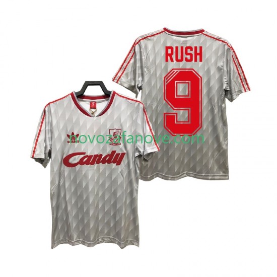 Nogometni Dres Liverpool Rush 9 1989 1991 Retro Muški Gostujući Kratkih Rukava