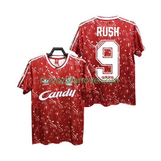 Nogometni Dres Liverpool Rush 9 1989 1991 Retro Muški Domaći Kratkih Rukava