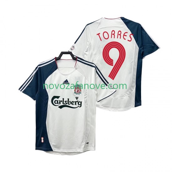 Nogometni Dres Liverpool Torres 9 Retro Muški Gostujući 2008 2006 Kratkih Rukava