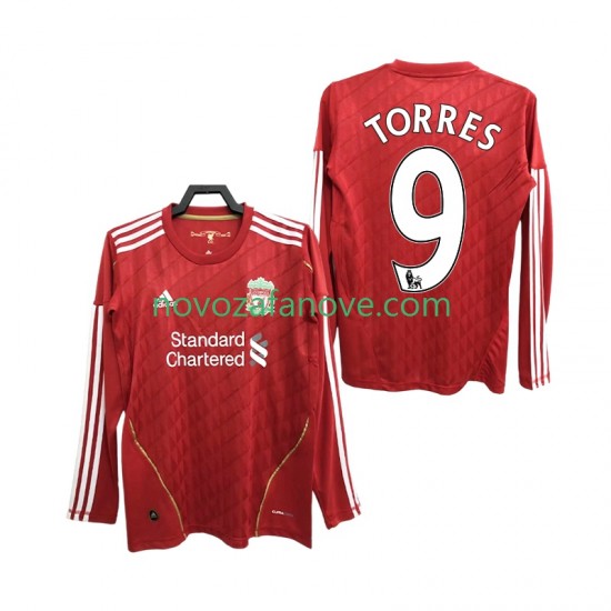 Nogometni Dres Liverpool Torres 9 2012 Retro Muški Domaći 2010 Dugim Rukavima