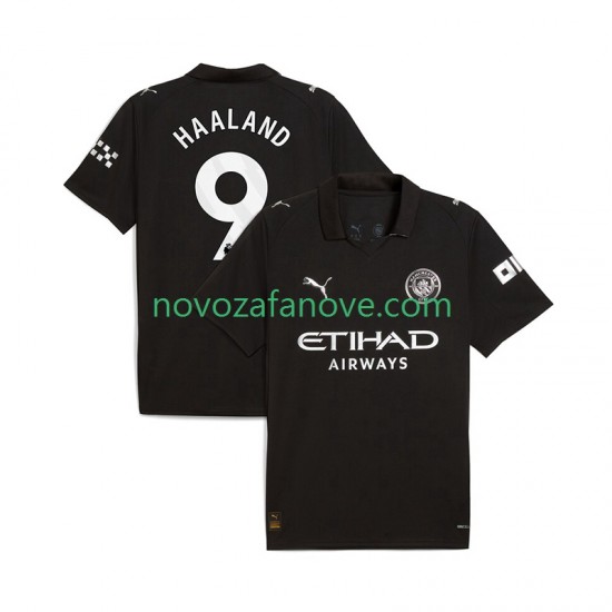 Nogometni Dres Manchester City Erling Haaland 9 Muški Gostujući 2025-2026 Kratkih Rukava