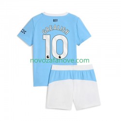 Nogometni Dres Manchester City Jack Grealish 10 Dječji Domaći 2025-2026 Kratkih Rukava