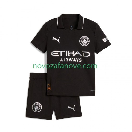 Nogometni Dres Manchester City Dječji Gostujući 2025-2026 Kratkih Rukava