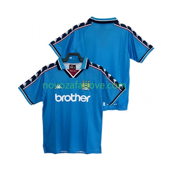 Nogometni Dres Manchester City 1997 Retro Muški Domaći 1998 Kratkih Rukava