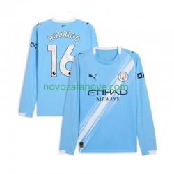 Nogometni Dres Manchester City Rodrigo Hernandez 16 Muški Domaći 2025-2026 Dugim Rukavima