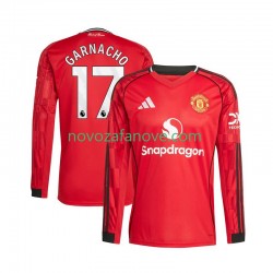 Nogometni Dres Manchester United Alejandro Garnacho 17 Muški Domaći 2025-2026 Dugim Rukavima