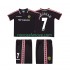 Nogometni Dres Manchester United Beckham 7 Retro Dječji Gostujući 1998 1999 Kratkih Rukava