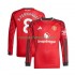 Nogometni Dres Manchester United Bruno Fernandes 8 Muški Domaći 2025-2026 Dugim Rukavima