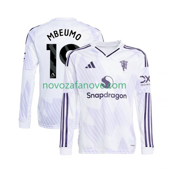 Nogometni Dres Manchester United Bryan Mbeumo 19 Muški Gostujući 2025-2026 Dugim Rukavima