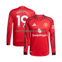 Nogometni Dres Manchester United Bryan Mbeumo 19 Muški Domaći 2025-2026 Dugim Rukavima
