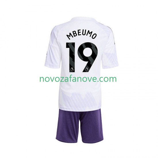 Nogometni Dres Manchester United Bryan Mbeumo 19 Dječji Gostujući 2025-2026 Kratkih Rukava