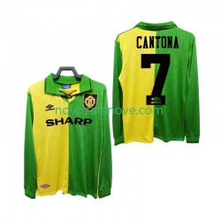 Nogometni Dres Manchester United CANTONA 7 1992 Retro Muški Gostujući 1994 Dugim Rukavima