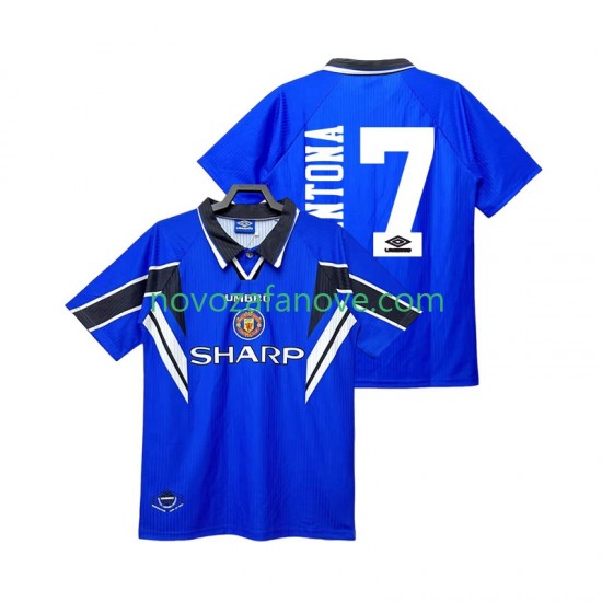Nogometni Dres Manchester United CANTONA 7 1996 Retro Muški Treći 1998 Kratkih Rukava
