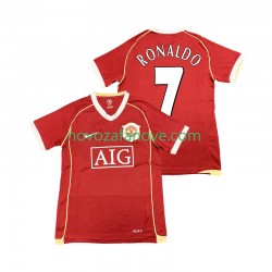 Nogometni Dres Manchester United Cristiano Ronaldo 7 2007 Retro Muški Domaći 2006 Kratkih Rukava