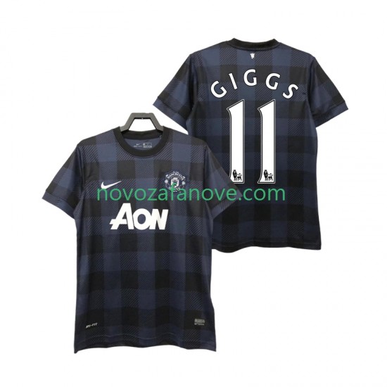 Nogometni Dres Manchester United GIGGS 11 2013 2014 Retro Muški Gostujući Kratkih Rukava