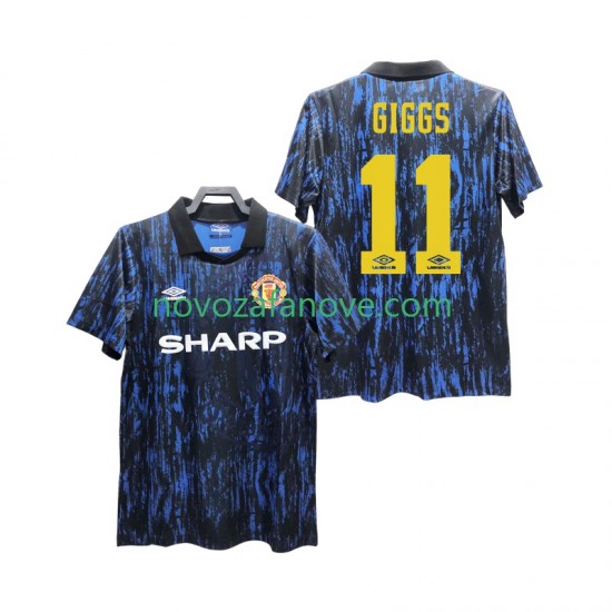 Nogometni Dres Manchester United GIGGS 11 1993 Retro Muški Domaći Kratkih Rukava
