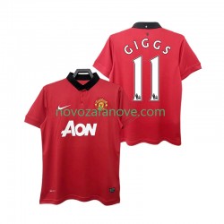 Nogometni Dres Manchester United GIGGS 11 2013 2014 Retro Muški Domaći Kratkih Rukava
