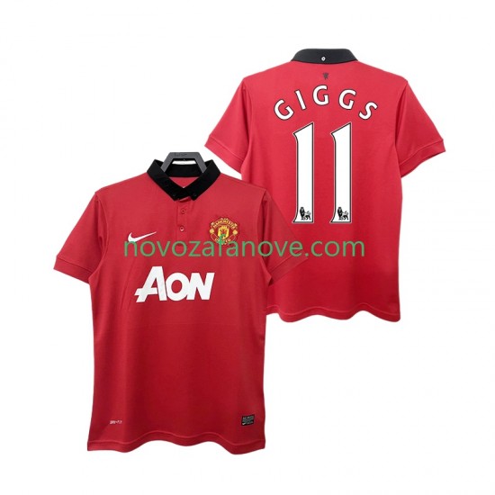 Nogometni Dres Manchester United GIGGS 11 2013 2014 Retro Muški Domaći Kratkih Rukava