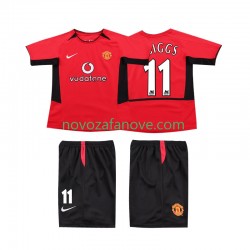 Nogometni Dres Manchester United GIGGS 11 Retro Dječji Domaći 2004 2002 Kratkih Rukava