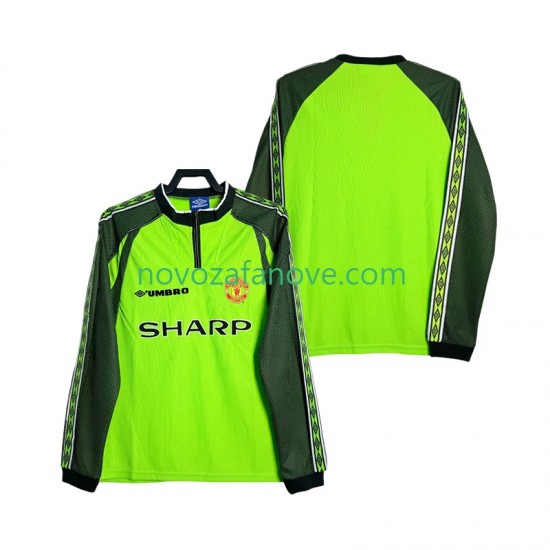 Nogometni Dres Manchester United 2000 Golmanski Retro Muški Domaći 1998 Dugim Rukavima