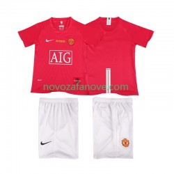 Nogometni Dres Manchester United Champions League 2007 Retro Dječji Domaći 2008 Kratkih Rukava