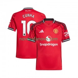 Nogometni Dres Manchester United Matheus Cunha 10 Muški Domaći 2025-2026 Kratkih Rukava