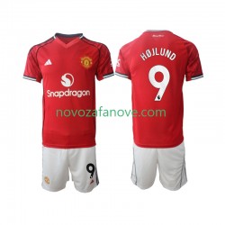 Nogometni Dres Manchester United Rasmus Hojlund 9 Dječji Domaći 2025-2026 Kratkih Rukava