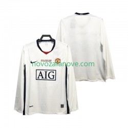 Nogometni Dres Manchester United Champions League 2009 Retro Muški Gostujući 2008 Dugim Rukavima