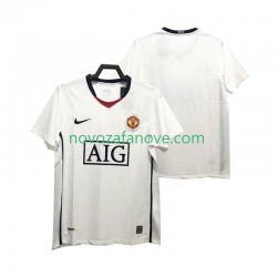 Nogometni Dres Manchester United Premier League 2009 Retro Muški Gostujući 2008 Kratkih Rukava