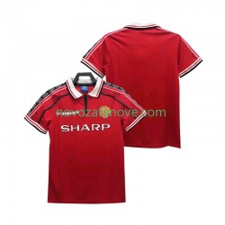 Nogometni Dres Manchester United Retro Muški Domaći 1998 1999 Kratkih Rukava