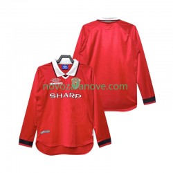 Nogometni Dres Manchester United 2000 Retro Muški Domaći 1999 Dugim Rukavima