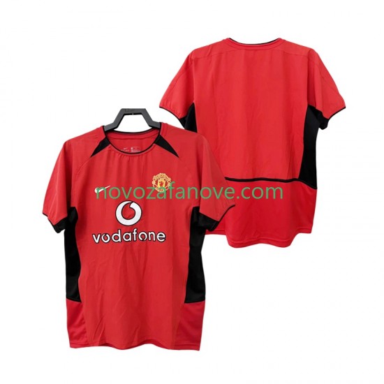 Nogometni Dres Manchester United Retro Muški Domaći 2004 2002 Kratkih Rukava