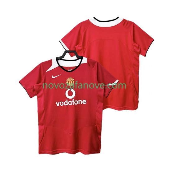 Nogometni Dres Manchester United 2005 Retro Muški Domaći 2006 Kratkih Rukava
