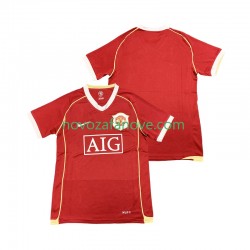 Nogometni Dres Manchester United 2007 Retro Muški Domaći 2006 Kratkih Rukava