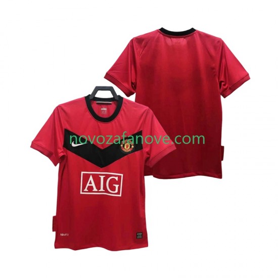 Nogometni Dres Manchester United 2009 Retro Muški Domaći 2010 Kratkih Rukava