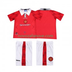 Nogometni Dres Manchester United 1996 1997 Retro Dječji Domaći Kratkih Rukava