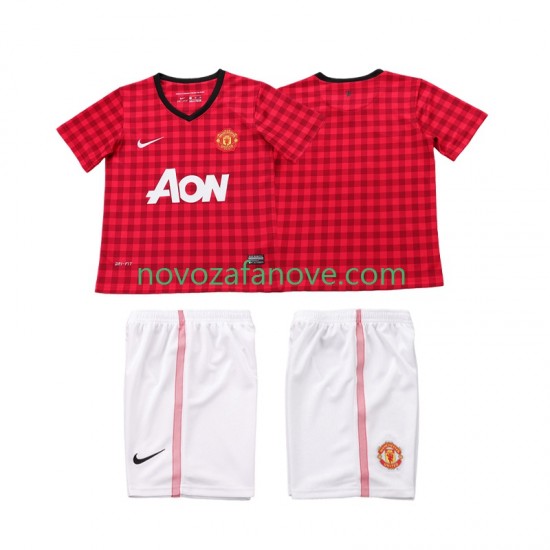 Nogometni Dres Manchester United 2012 2013 Retro Dječji Domaći Kratkih Rukava
