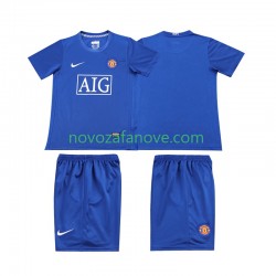 Nogometni Dres Manchester United 2009 Retro Dječji Treći 2008 Kratkih Rukava