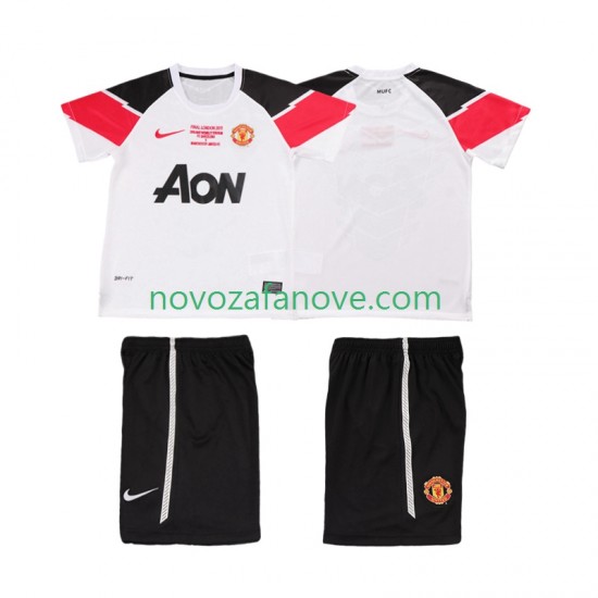 Nogometni Dres Manchester United Champions League 2012 Retro Dječji Treći 2011 Kratkih Rukava