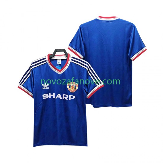 Nogometni Dres Manchester United 1986 1988 Retro Muški Treći Kratkih Rukava