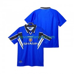 Nogometni Dres Manchester United 1996 Retro Muški Treći 1998 Kratkih Rukava